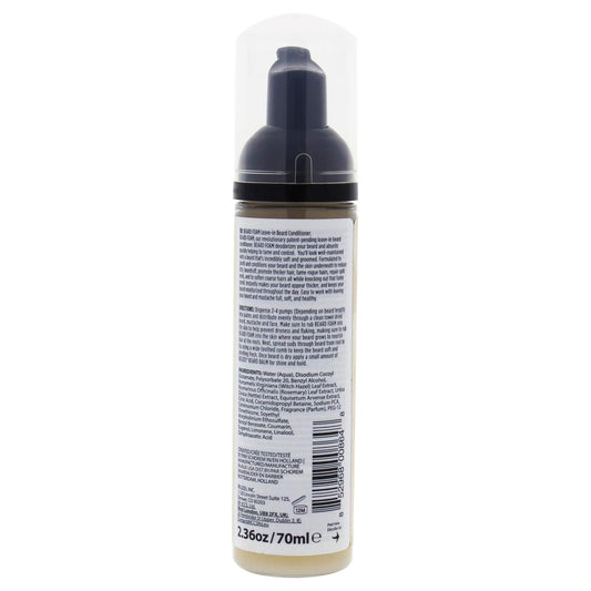 REUZEL Wood & Spice Beard Foam, Light Hold, Low Shine, Deodorizes, 2.36 oz
